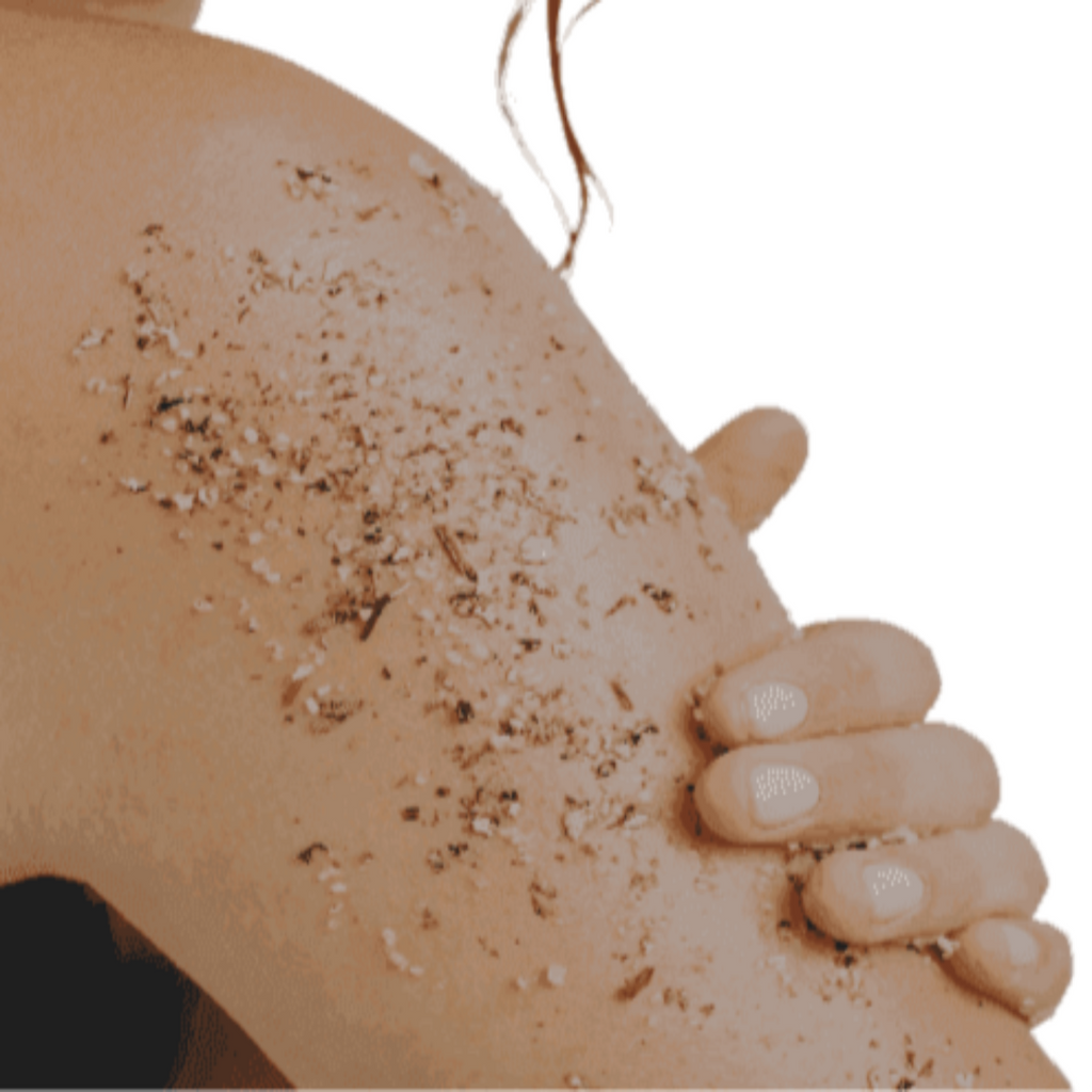 Exfoliating Organic Body Scrub - Lavender Fragrance