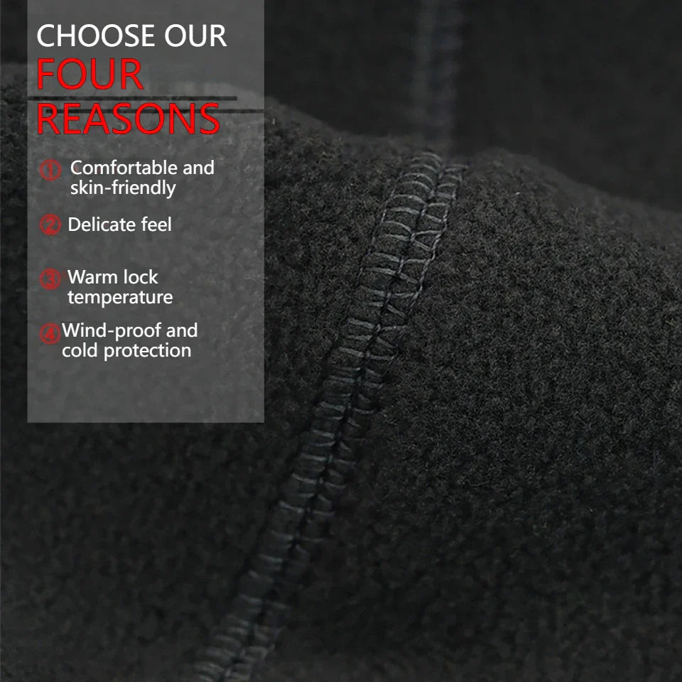 KoKossi Winter Fleece Windproof Cap – Warm Outdoor Sports Hat for Men, Thermal Ski, Cycling, Hiking & Camping Beanie