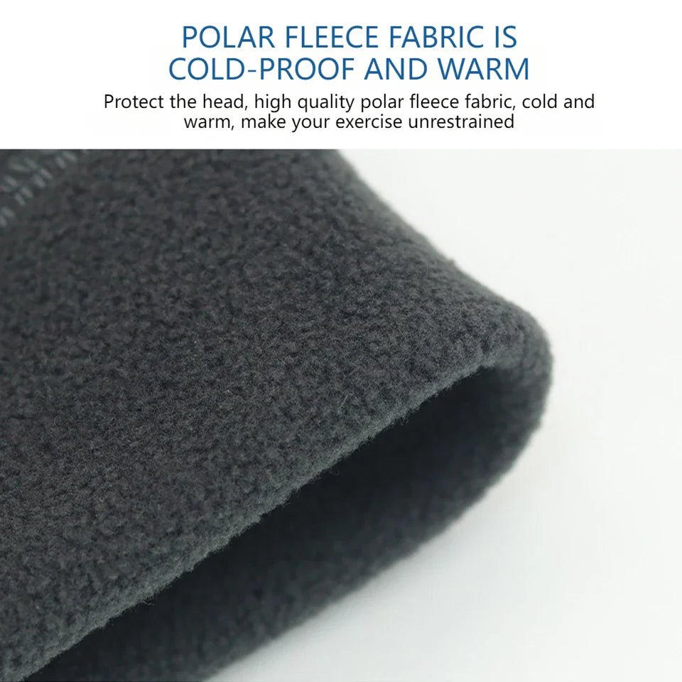 KoKossi Winter Fleece Windproof Cap – Warm Outdoor Sports Hat for Men, Thermal Ski, Cycling, Hiking & Camping Beanie